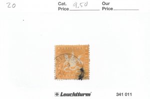 Germany: Wurttemberg Sc # 20 used (57497)