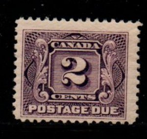 Canada Sc J2 1906 2 cent posatge due stamp mint