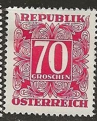 Austria ^  Scott # J244 - MH