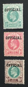 MOMEN: NATAL SG #O1-O2,O5 MINT OG H LOT #61132