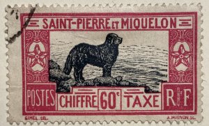 AlexStamps ST PIERRE & MIQUELON #J28 VF Used