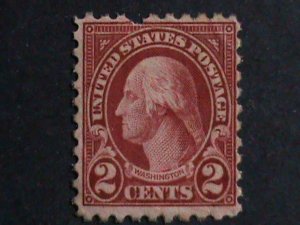 UNITED STATES-1924 SC#583  99 YEARS OLD GEORGE WASHINGTON- MLH-OG -VERY FINE