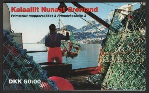 $Greenland Sc#217b+257b M/NH/VF, complete booklet, Cv. $61
