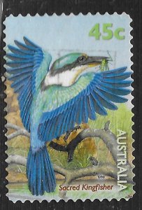Australia #1793 45c Birds - Pond Fauna - Sacred King Fisher