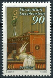 Liechtenstein Sc#899 MNH, 90rp multi, The Letter (1988)