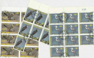 Rep. De Djibouti Assorted Birds Stamps Decoupage Crafts or Collect Ref 28360