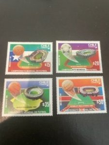 Chile sc 709-712 MNH comp set