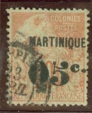 FV: Martinique 16 used CV $47.50