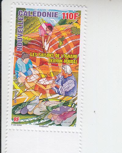 2018 New Caledonia The Yam  Seasons (Scott 1242) MNH