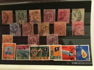 Ceylon used vintage stamps  R21900