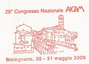 Specimen meter card Italy 2009 Melagnano - Old city