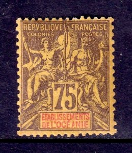 French Polynesia - Scott #19 - MH - SCV $12