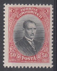 Turkey Scott 681 Mint hinged (Catalog Value $60.00)