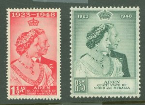 Aden/Quaiti State #14-15  Single (Complete Set)