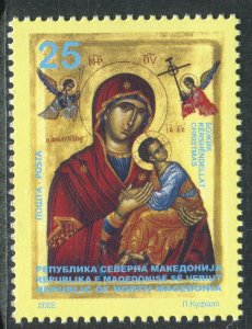 355 - NORTH MACEDONIA 2022 - Christmas - MNH