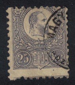 Hungary Emperor Franz Josef I 25k lilac 1887 MNH SC#12 SG#13 MI#6a