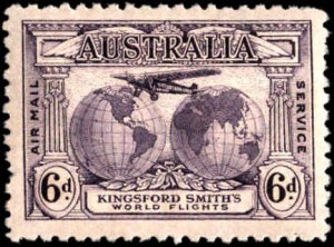 Australia #111-112, C2, Complete Set(3), 1931, Hinged