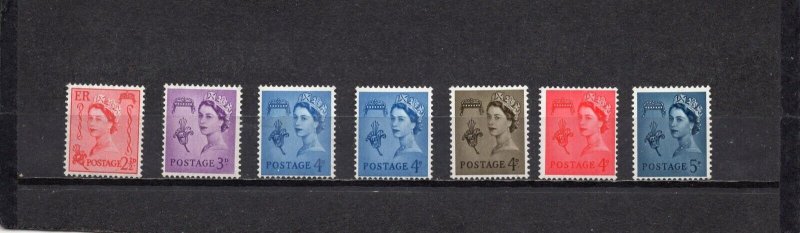 GUERNSEY 1958-1969 YEARS SET OF 7 STAMPS MNH/MLH 