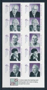 [74589] Australia 2002 Medical Scientists Self Adh. Booklet MNH