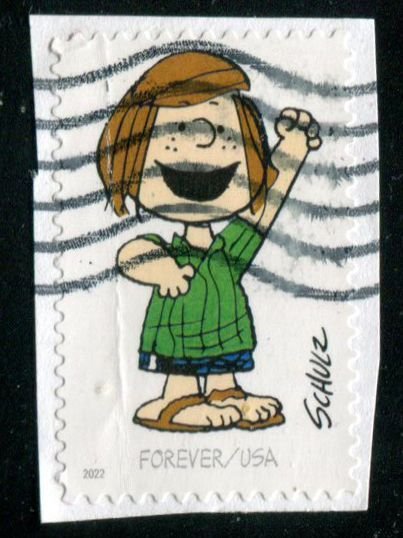 5726i US (60c) Charles M Schulz - Peppermint Patty SA, used on paper