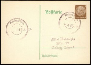 Germany Giebau Sudetenland Annexation Provisional Cover G67093