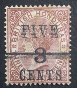 MOMEN: HONDURAS SG #49b 1891 MINT OG H **CERT** LOT #61227