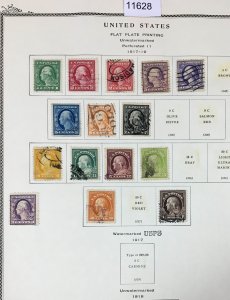 MOMEN: US STAMPS  # 498-524 1917-1919 USED COLLECTION  LOT #11628