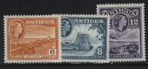 ANTIGUA  113-115  MINT HINGED  SET