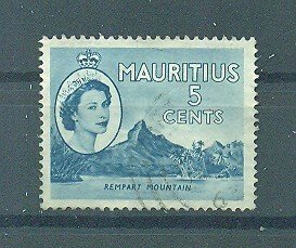 Mauritius sc# 254 used cat value $.25