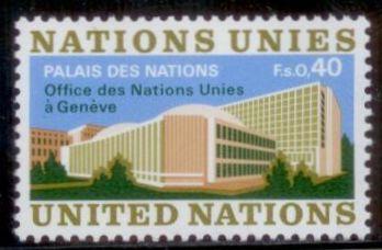 United Nations Geneva 1972 SC# 22 MNH-OG TS1