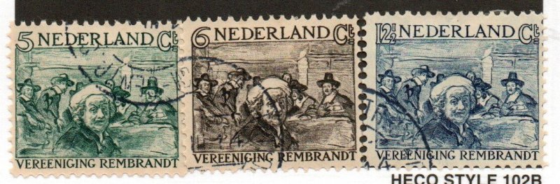 Netherlands B41-B43 Set Used