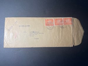 1960 Aden Printed Matter Cover Crater to Dallas TX Texas USA H F Erickson