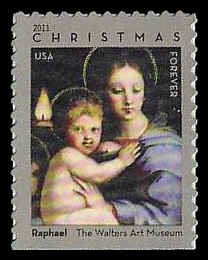 PCBstamps  US #4570 Bk Sgl (44c)Madonna & Child, MNH, (47)