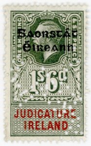 (I.B) George V Revenue : Judicature Ireland 1/6d (Free State OP)