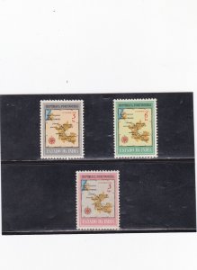 PORTUGUESE INDIA STAMPS (1957)   AF # 459 - AF # 461