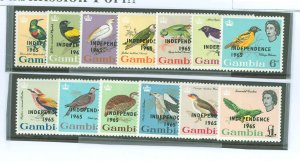 Gambia #193-205 Mint (NH)