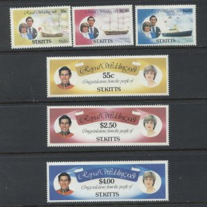 St. Kitts 75-80 MNH cgs