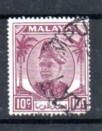 MALAYA - FEDERATED STATES - 1949 - SULTAN - Used - 10 -