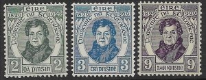 Ireland 80-82 1929  set 3  fine mint hinged