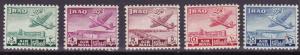 Iraq 1949 First Airmail Set C1-C8 Complete (8) in VF/NH Condition