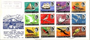 Pitcairn Islands Scott 39-51 Unaddressed.