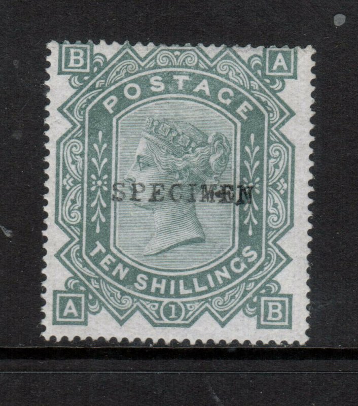 Great Britain #74 (SG #131) Mint Fine Hinged With Specimen Overprint