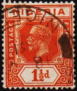 Nigeria. 1914 1 1/2d S.G.17 Fine Used