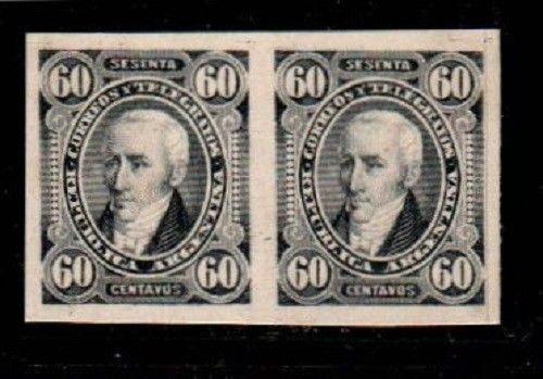 Argentina Scott 82a Mint no gum , imperf proof pair on thin card stock.