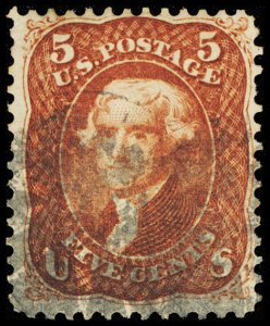 U.S. 1861-66 ISSUES 75  Used (ID # 116107)