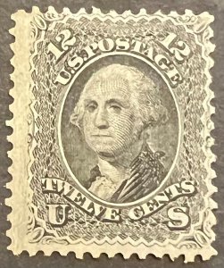 Scott#: 69 - George Washington 12¢ 1861 unused single stamp MLH NG SCV$900