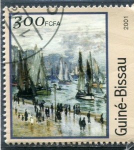 Guinea-Bissau 2001 CLAUDE MONET Paintings 1 Stamp fine used Perforated VF