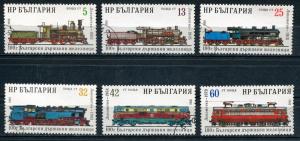 Bulgaria SC# 3309-14 Locomotives set  Canceled