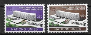 UN Geneva 37-38 ILO Headquarters set MNH