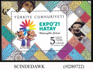 TURKEY - 2022 EXPO '21 HATAY - MIN. SHEET MINT NH